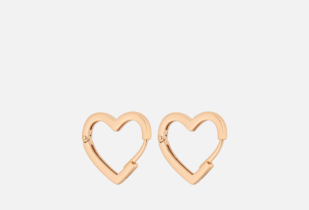 

Серьги серебряные BALTSILVER, Силуэт сердца Love Story 2 шт