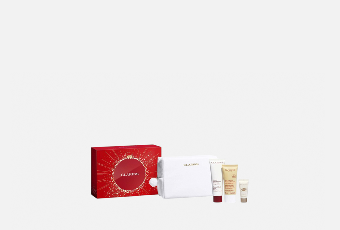 Изображение товара Набор в косметичке Clarins BEAUTY FLASH BALM HOLIDAY