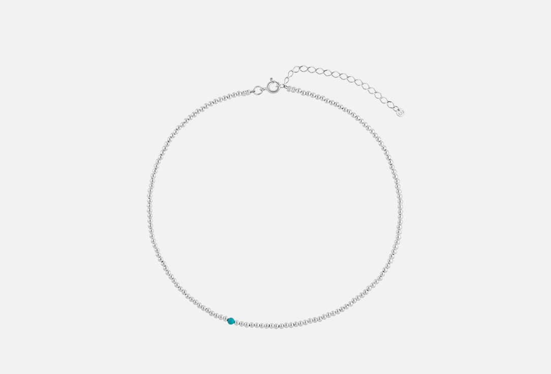 

Колье серебряное LU JEWEL, Basic mini blue 1 шт