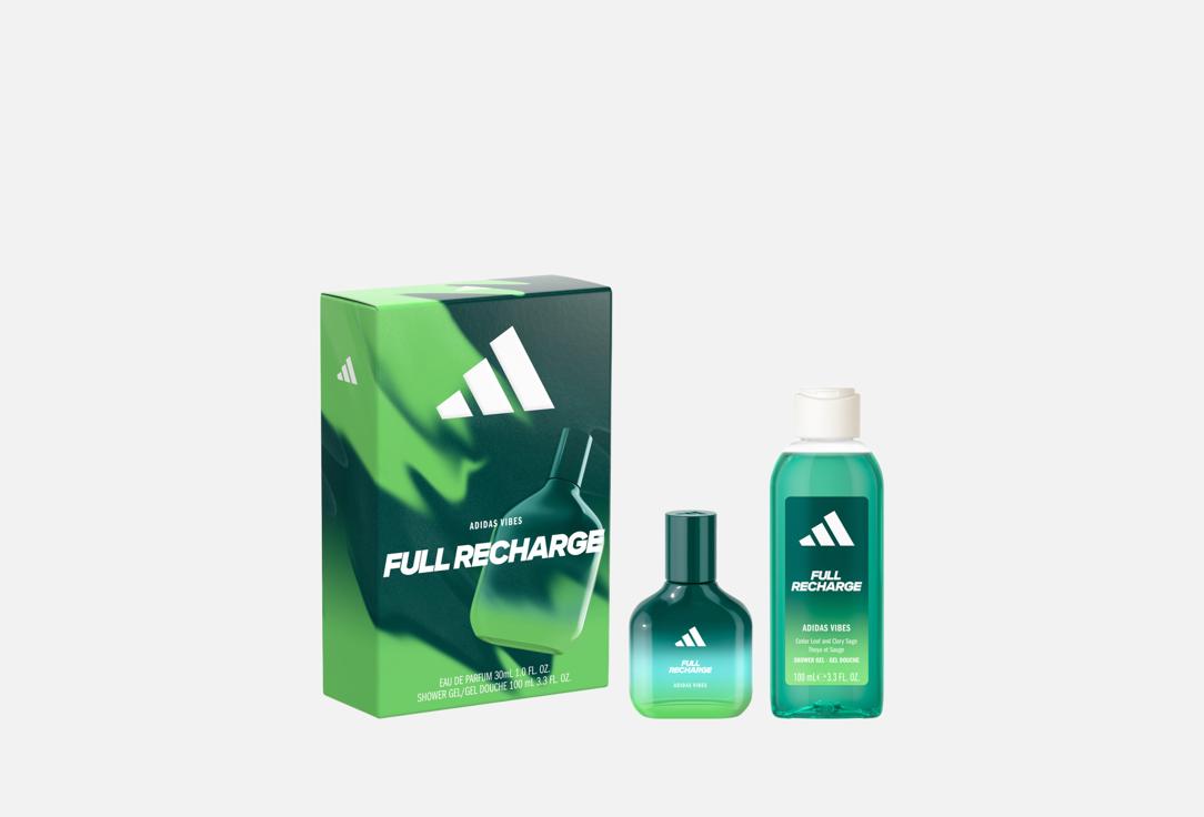 Изображение товара Парфюмерный набор Adidas Vibes Full Recharge для мужчин и женщин 100 мл и гель для душа 250 мл