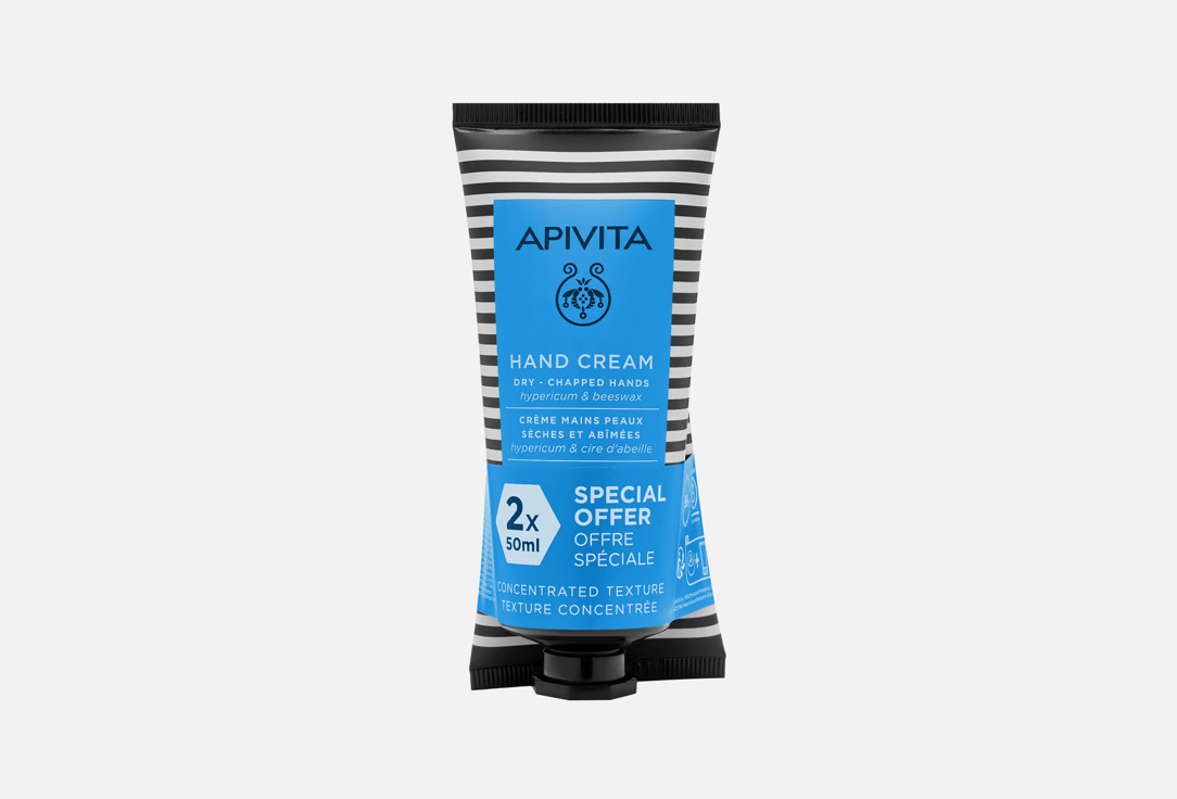 

Набор кремов для сухой кожи рук APIVITA, HAND CREAM 2 шт