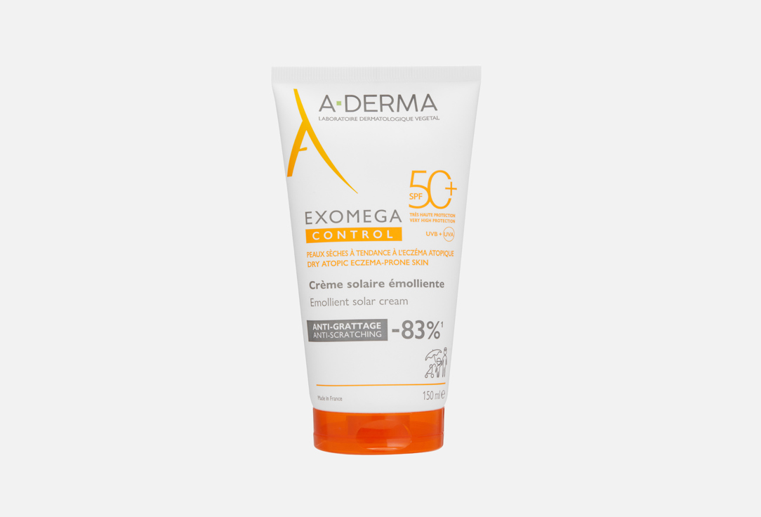 Изображение товара Крем-эмолент для лица SPF50+ A-Derma Exomega control