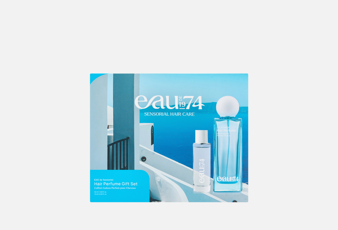 Изображение товара Подарочный парфюмерный набор для волос EAUde1974 Santorini 50 мл и 15 мл