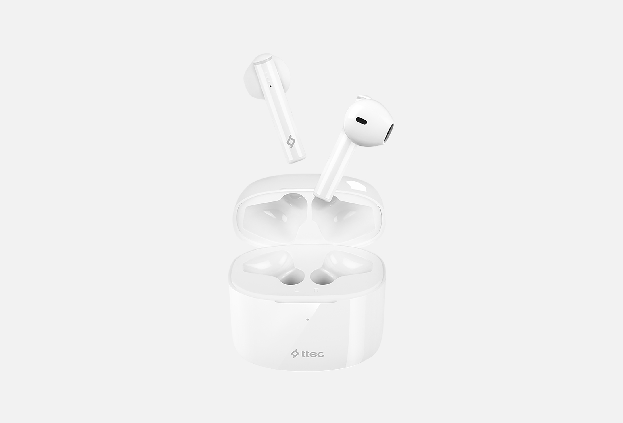 TTEC беспроводные Наушники AirBeat Lite 2 Белый 1 шт — купить, цена в Москве