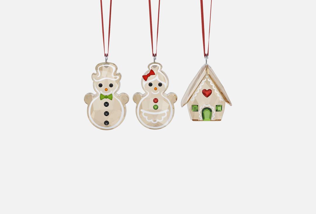 Изображение товара Набор елочных игрушек Swarovski Holiday Cheers Gingerbread Ornament Set