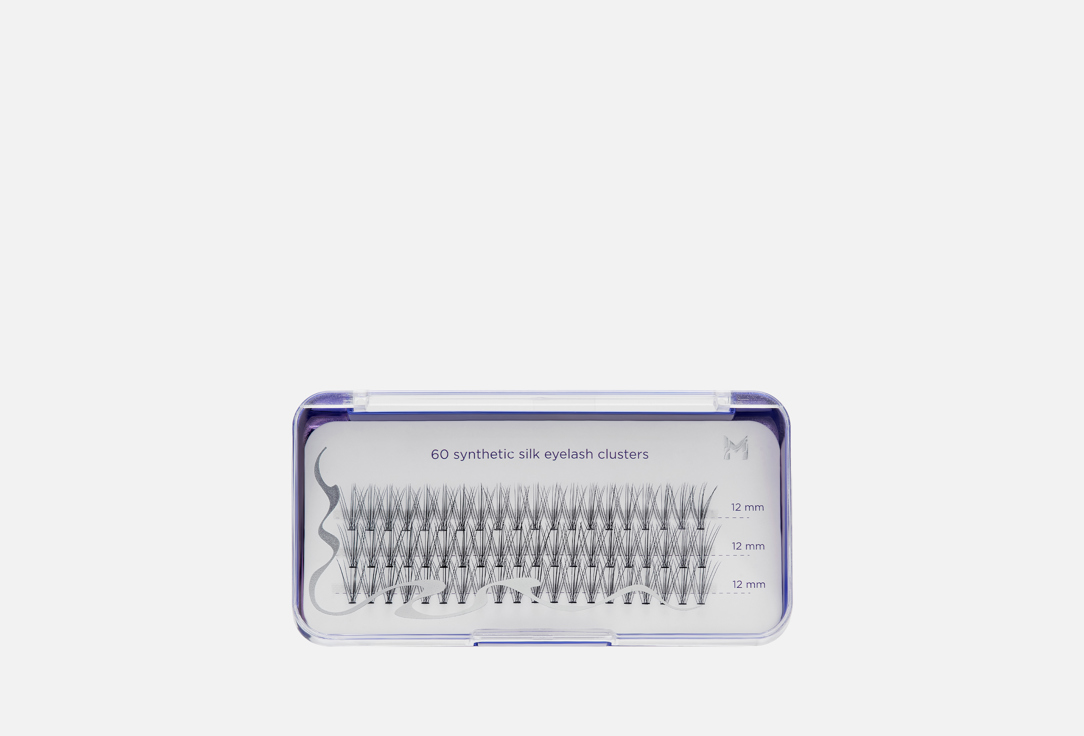Изображение товара Пучковые ресницы Manly PRO Silk 12 мм набор для наращивания натуральных ресниц