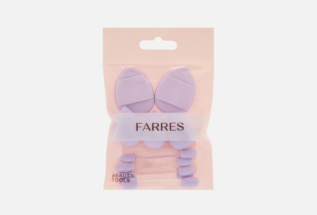 Powder sponge mini sponge applicator 10 шт 161₽