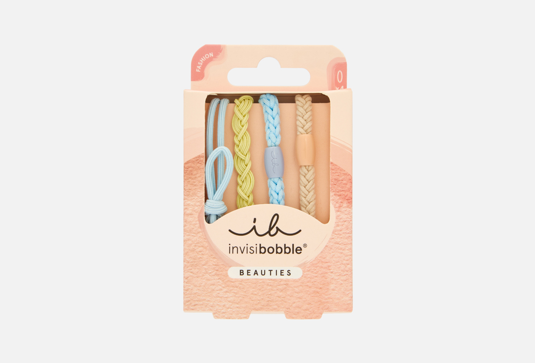 

Набор эластичных резинок для волос INVISIBOBBLE, Beauties Bebe Blue 4 шт
