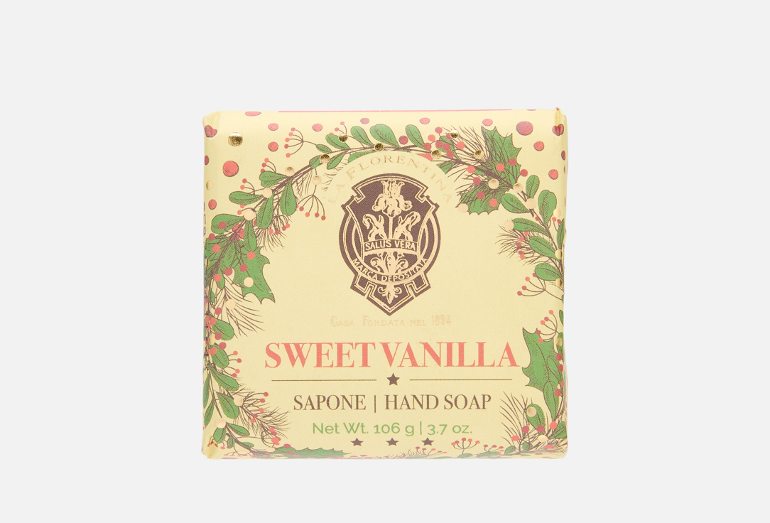 

Мыло для рук LA FLORENTINA, Sweet vanilla 106 г