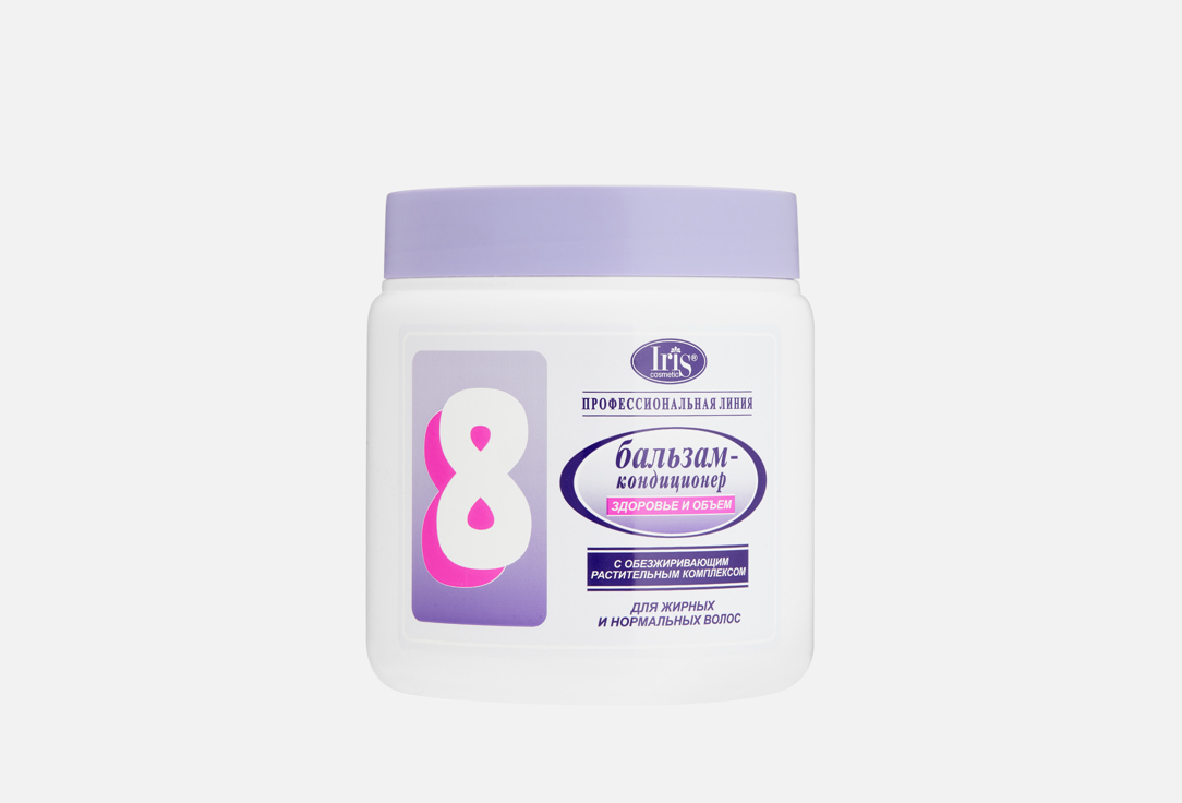

Бальзам-кондиционер для жирных и нормальных волос IRIS COSMETIC, Здоровье и объем 500 мл