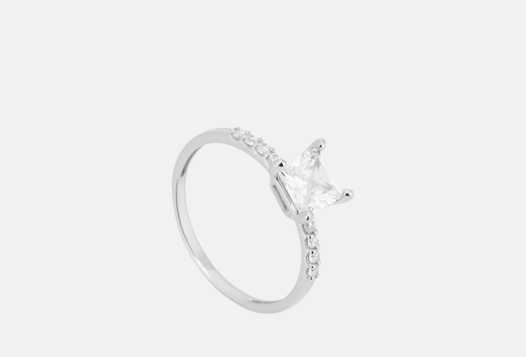 Изображение товара Кольцо серебряное Goldsmith с фианитом размеры для женщин