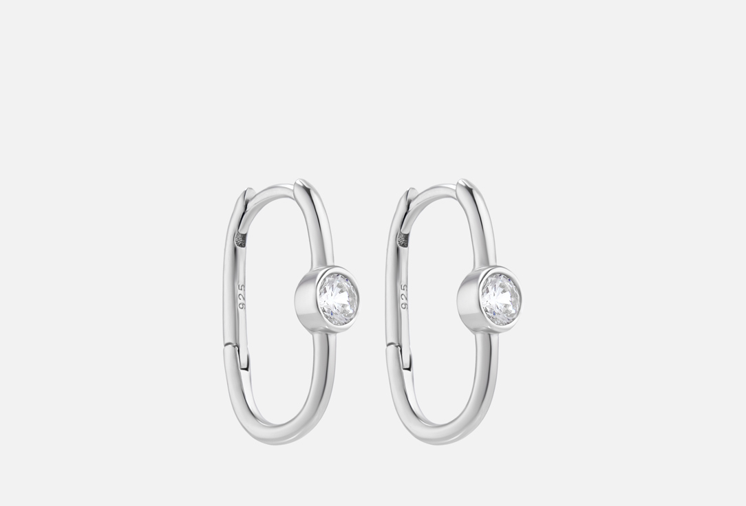 Изображение товара Серебряные серьги-конго Solare Mondo из серебра 925 пробы с кубическим цирконием