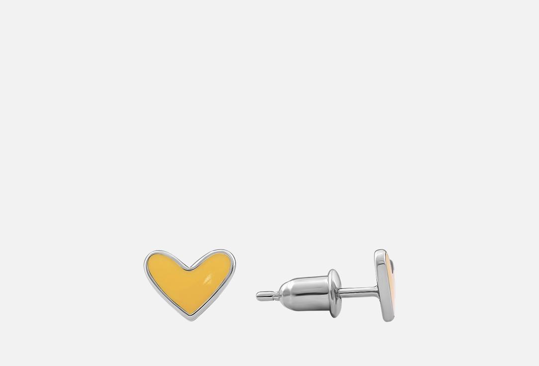 

Серьги серебряные SOLARE MONDO, Сердце 2 шт