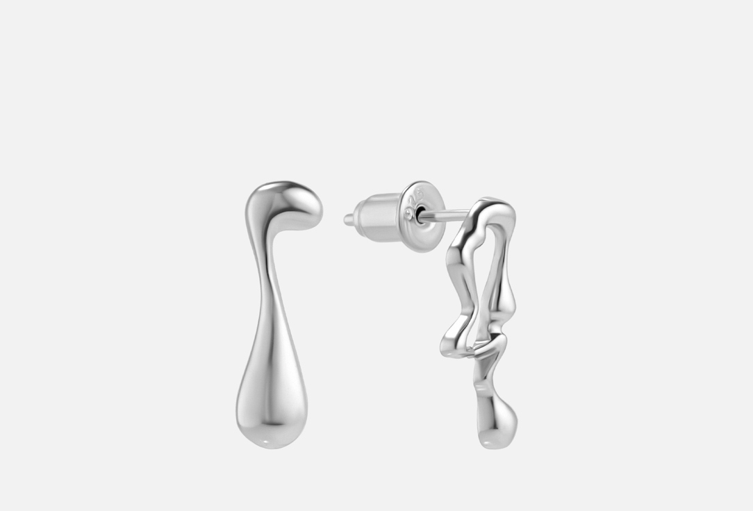 

Серьги серебряные IDIOMA, Капли 2 шт