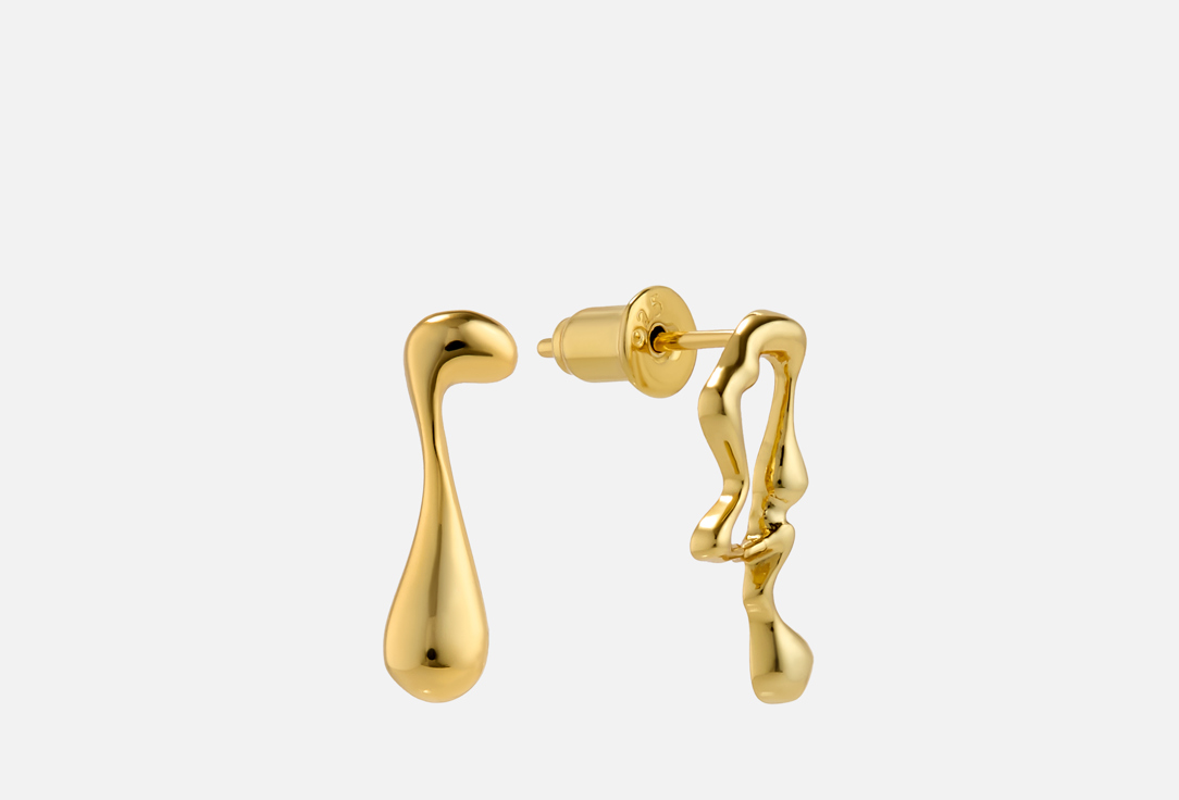 

Серьги серебряные IDIOMA, Капли 2 шт