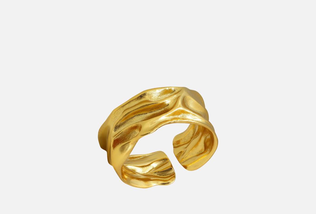 

Кольцо Серебряное IDIOMA, Мятый металл ONESIZE мл