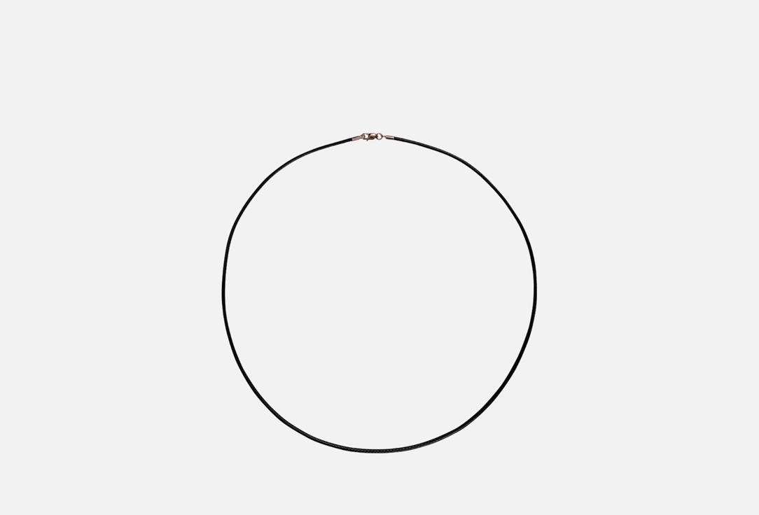 Изображение товара Колье серебряное idioma черный