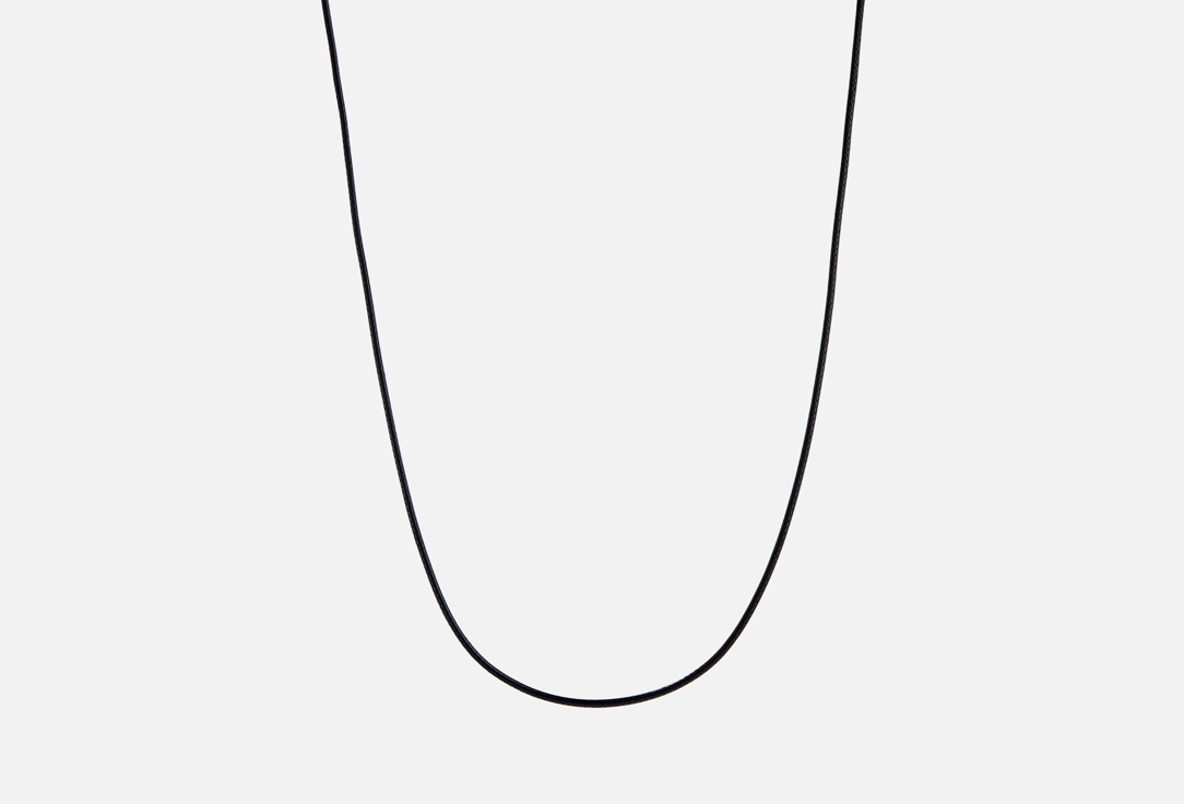 

Колье серебряное IDIOMA, Черный 1 шт