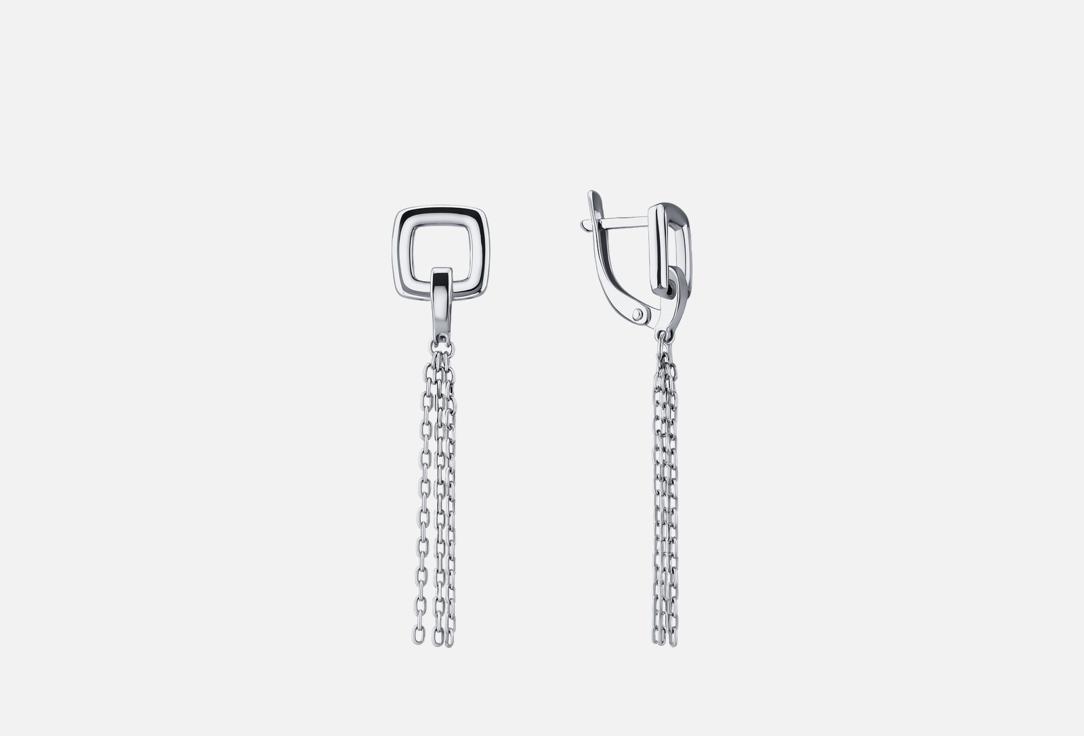 Изображение товара Серьги серебряные Pepela Jewelry с цепочками 925 пробы для женщин