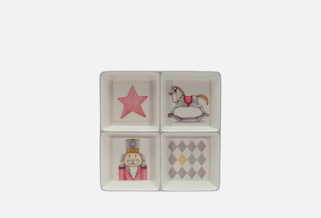 Изображение товара Менажница topgift Лошадка, 20х20х3 см