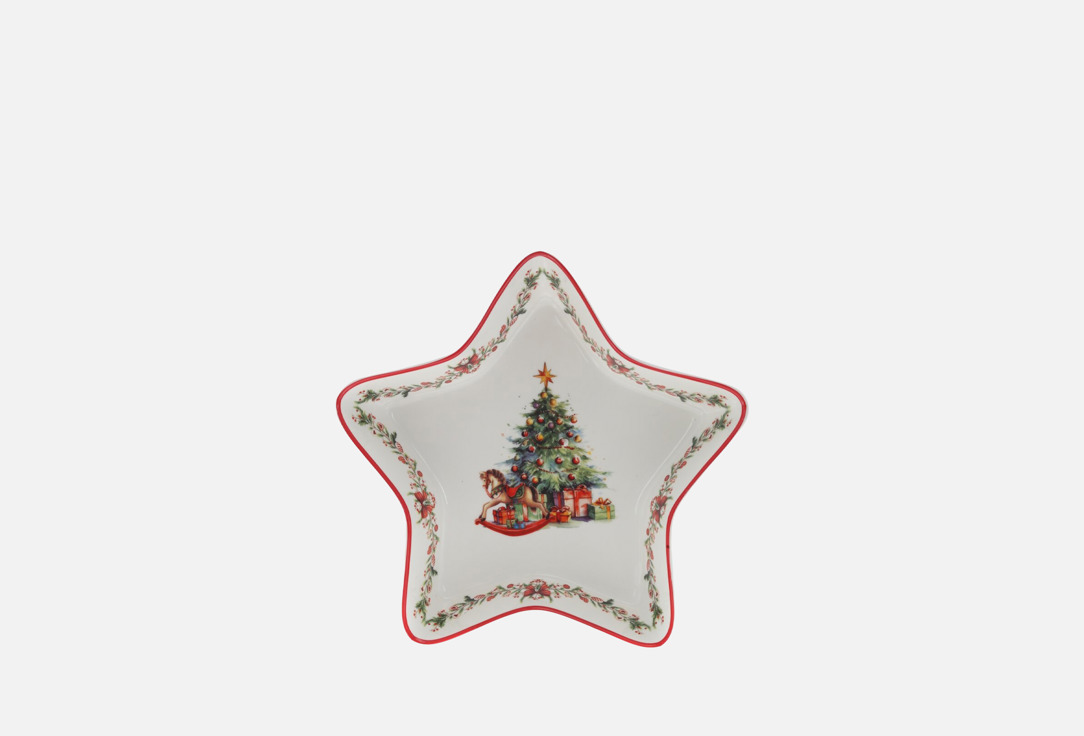 

Блюдо TOPGIFT, Принт, 27х24 см 1 шт