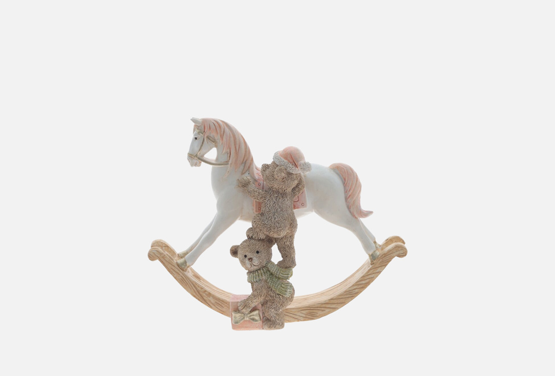 Изображение товара Фигурка декоративная topgift Лошадка-качалка, 19х6,5х16 см