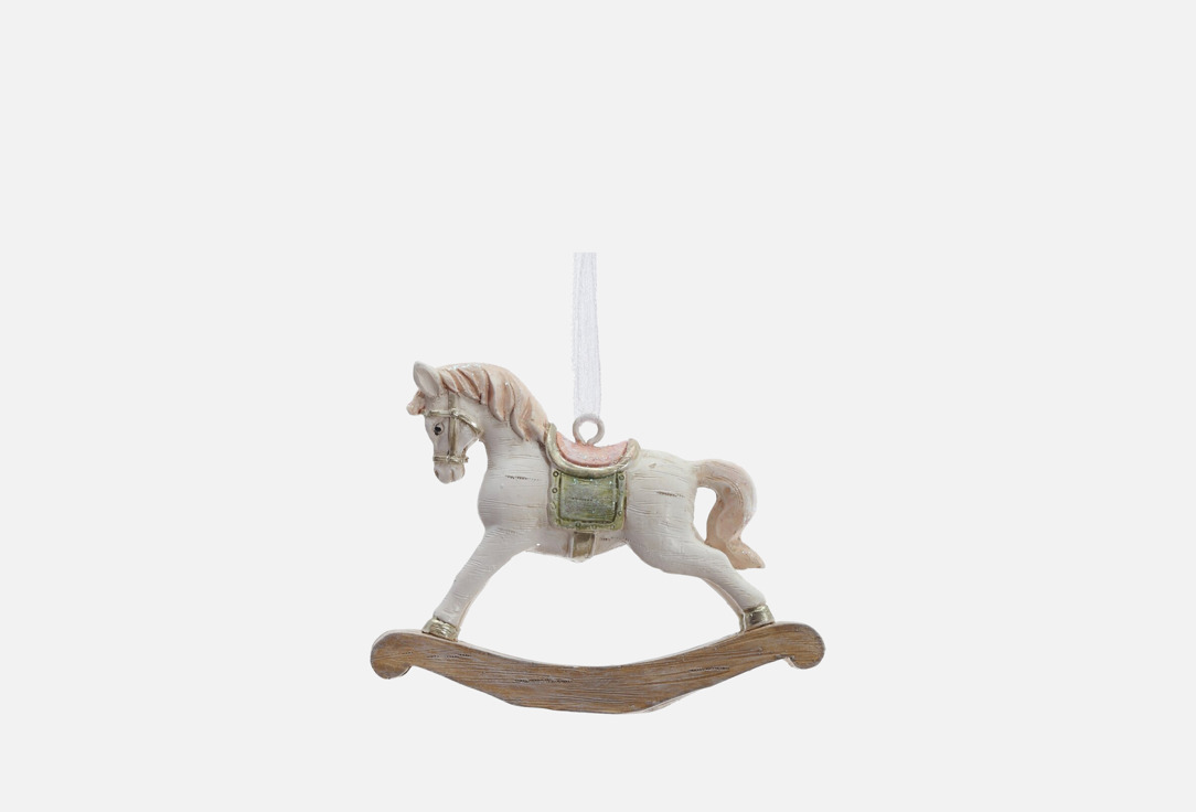 Изображение товара Фигурка декоративная подвесная topgift Лошадка-качалка, 7,5х2х6 см