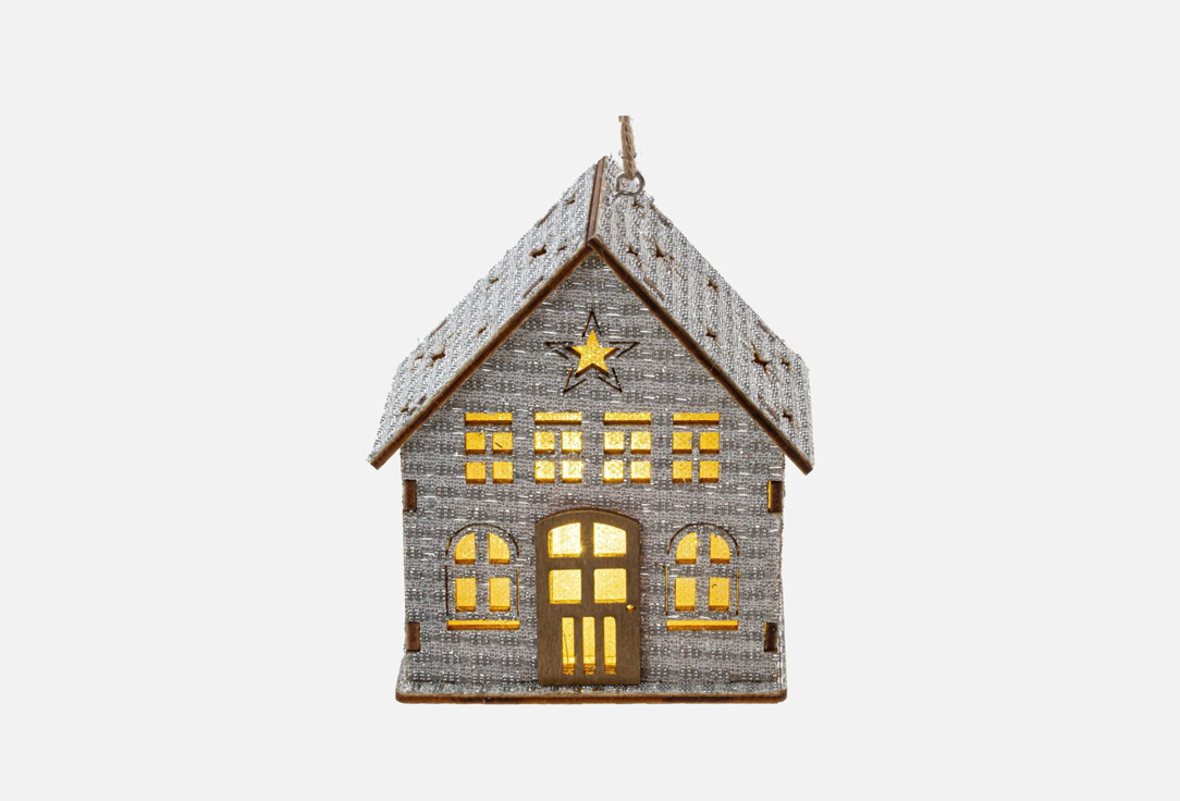 Изображение товара Изделие декоративное с подсветкой topgift Домик, 9,5х5,5х10,5 см