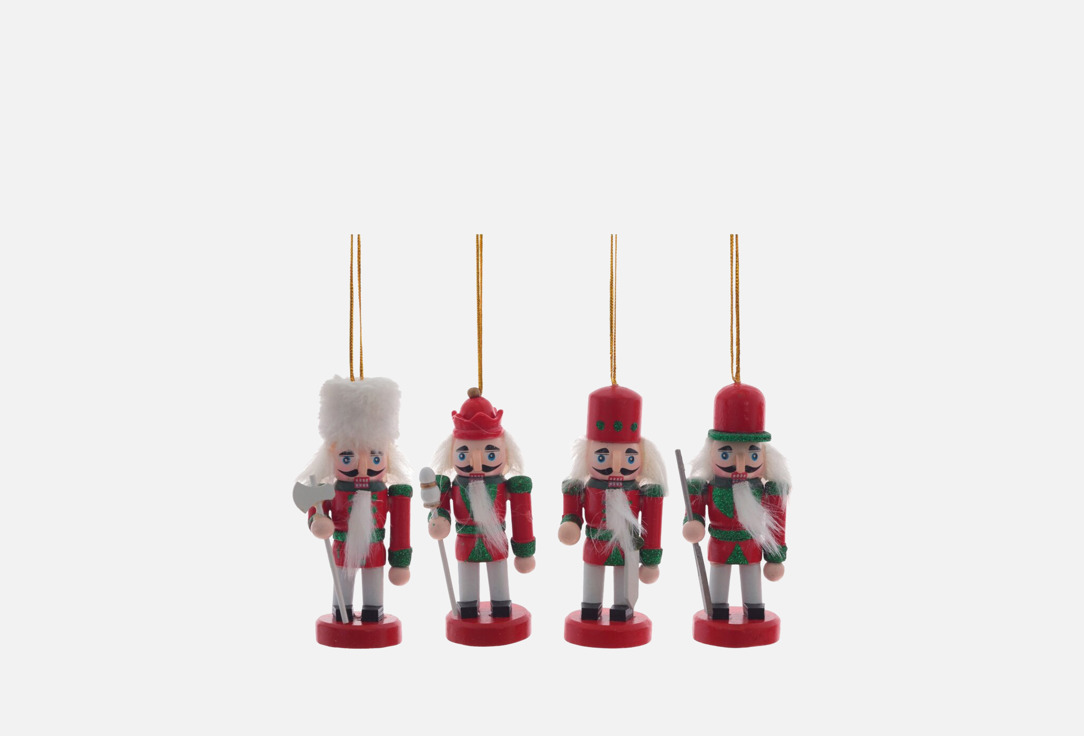 Изображение товара Набор новогодних украшений topgift Щелкунчик, 17,5х4х10,5 см