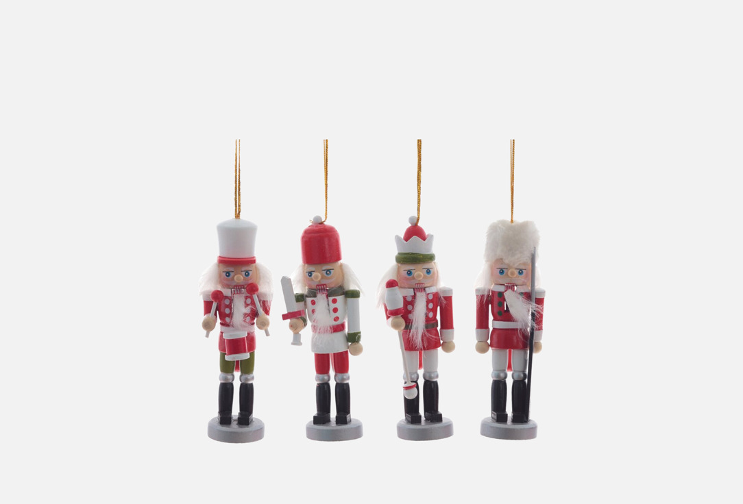 Изображение товара Набор новогодних украшений topgift Щелкунчик, 19х4х13,5 см