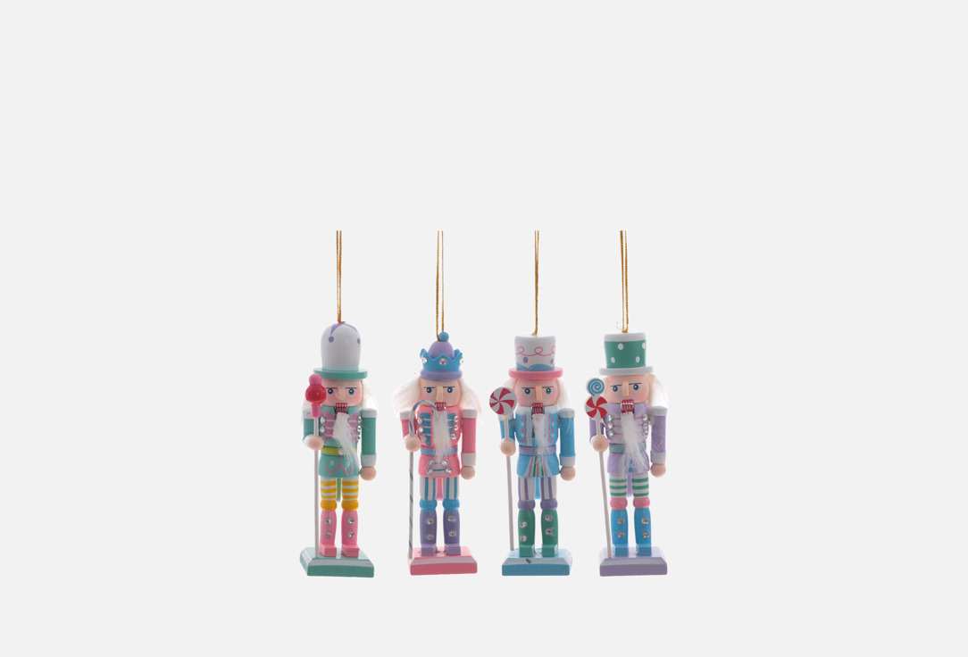 Изображение товара Набор новогодних украшений topgift Щелкунчик, 19х4х13,5 см