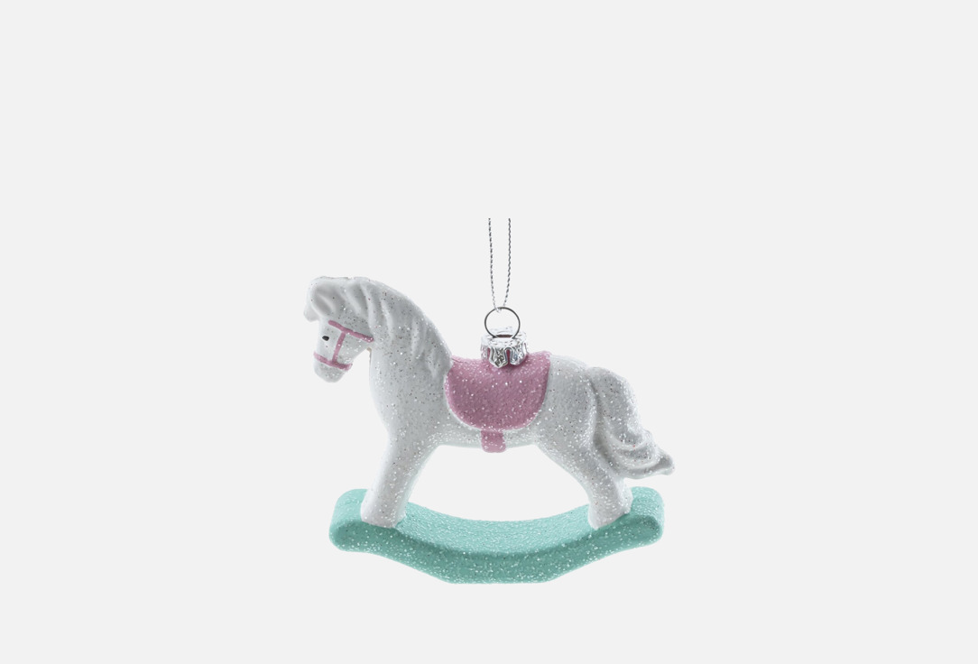 Изображение товара Украшение новогоднее topgift Лошадка, 11,2х2,4х9 см
