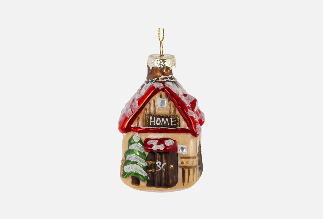 Изображение товара Украшение новогоднее topgift Домик, 5х5,5х9 см
