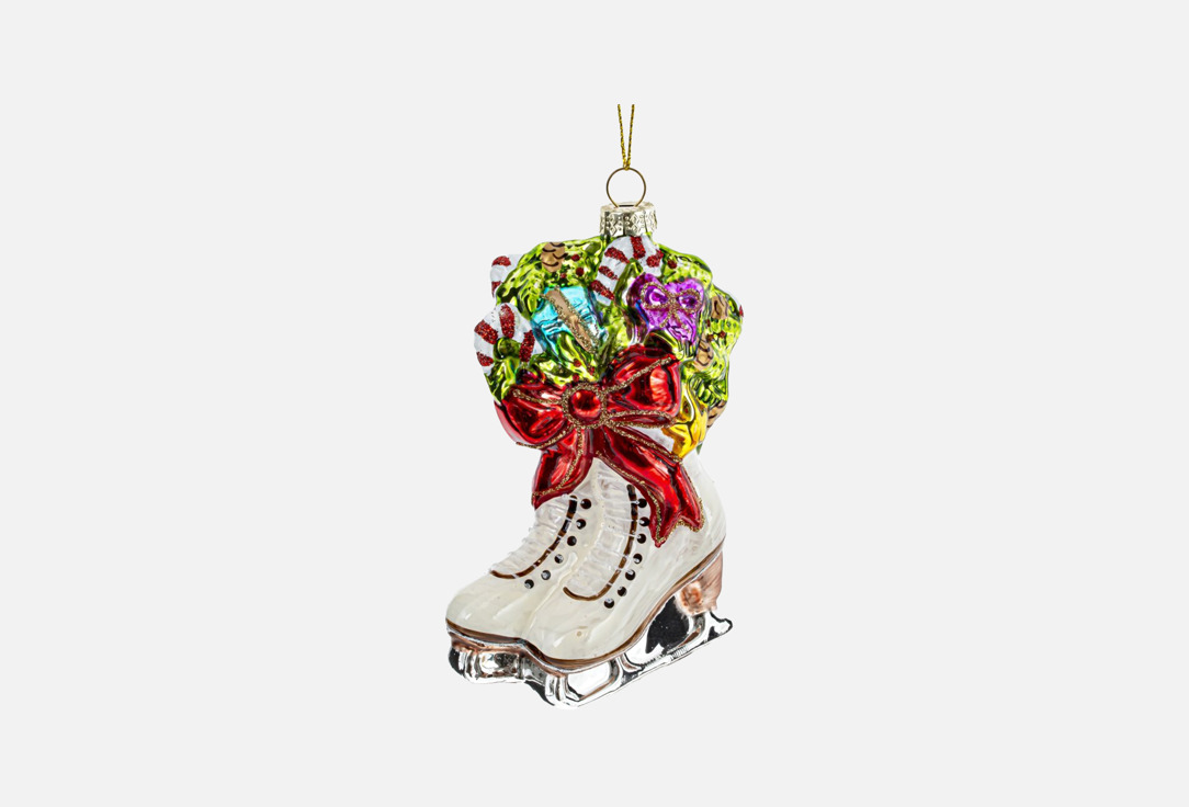 Изображение товара Украшение новогоднее topgift Коньки, 9,5х6,5х13,5 см