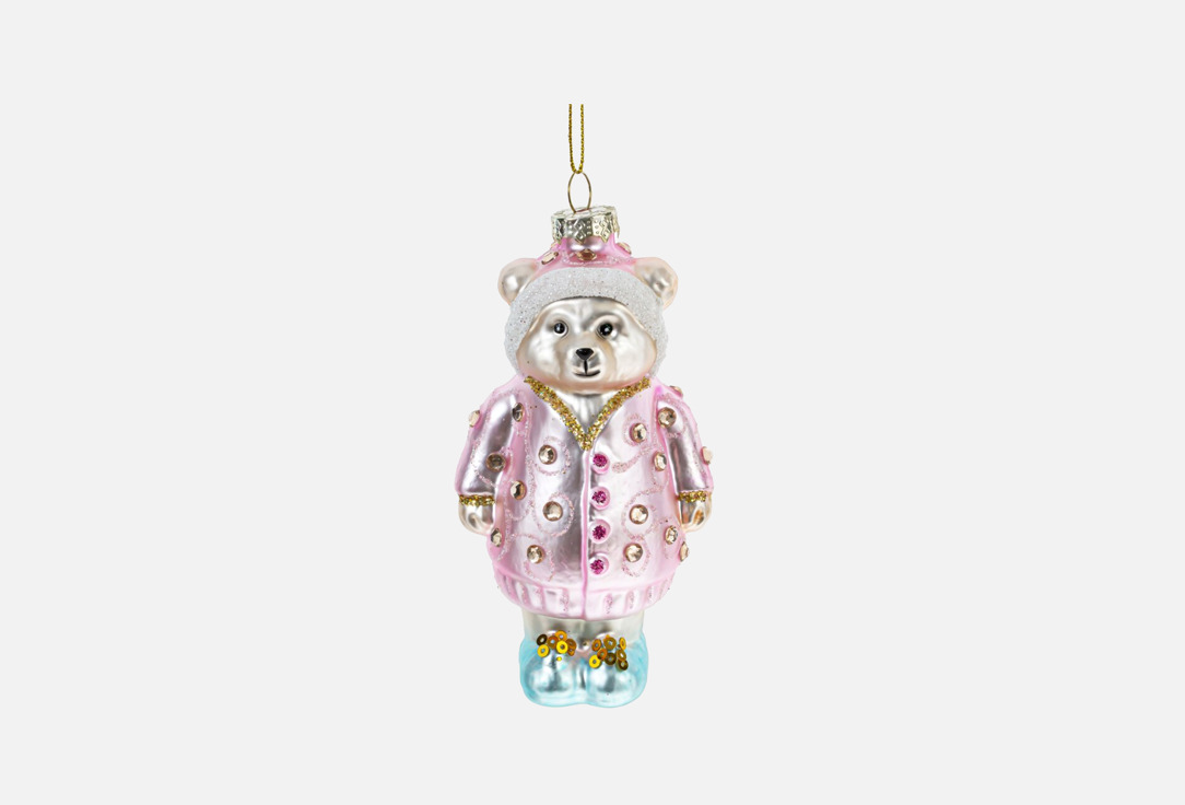 Изображение товара Украшение новогоднее topgift Медвежонок, 6х7х13,5 см