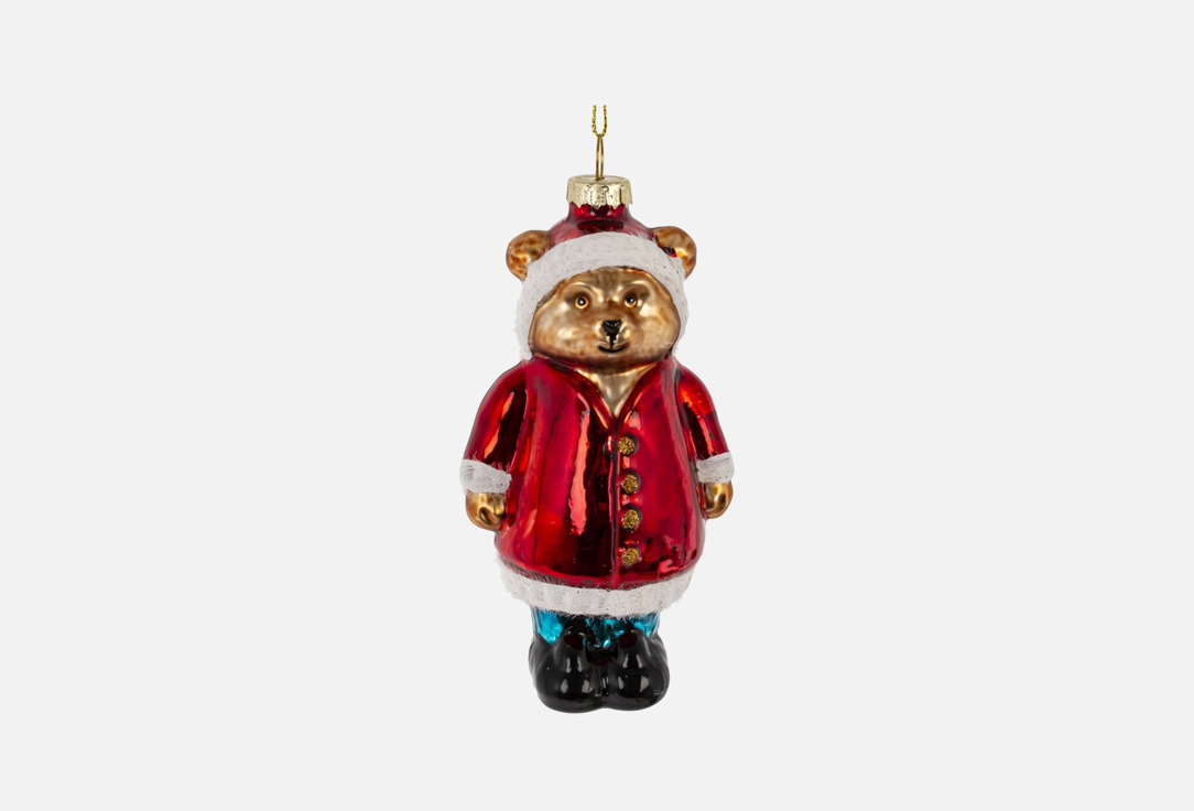 Изображение товара Украшение новогоднее topgift Мишка, 6,5х6,5х12,5 см