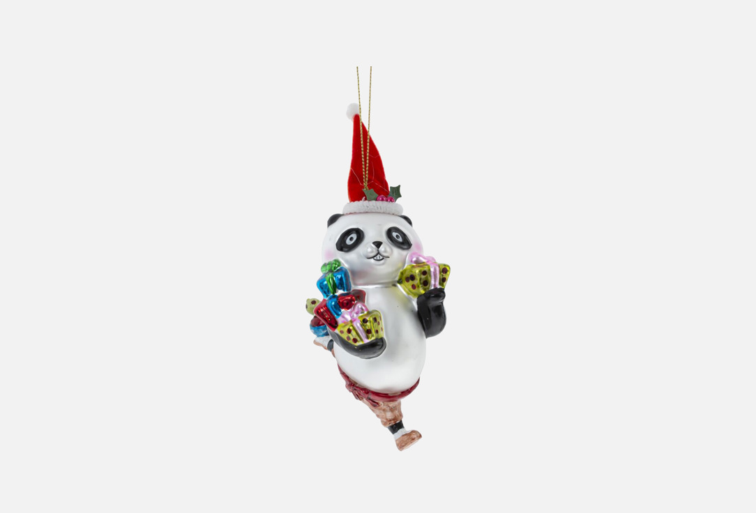 Изображение товара Украшение новогоднее topgift Панда, 9х6,5х17 см