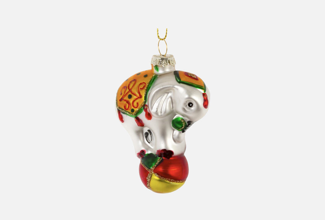 Изображение товара Украшение новогоднее topgift Слон, 6,5х4х8 см