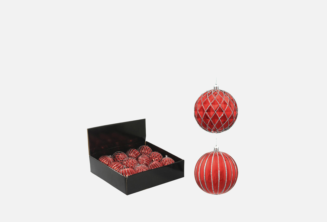 Изображение товара Набор новогодних украшений topgift Золотой наряд, D10 см, 44х34х11 см