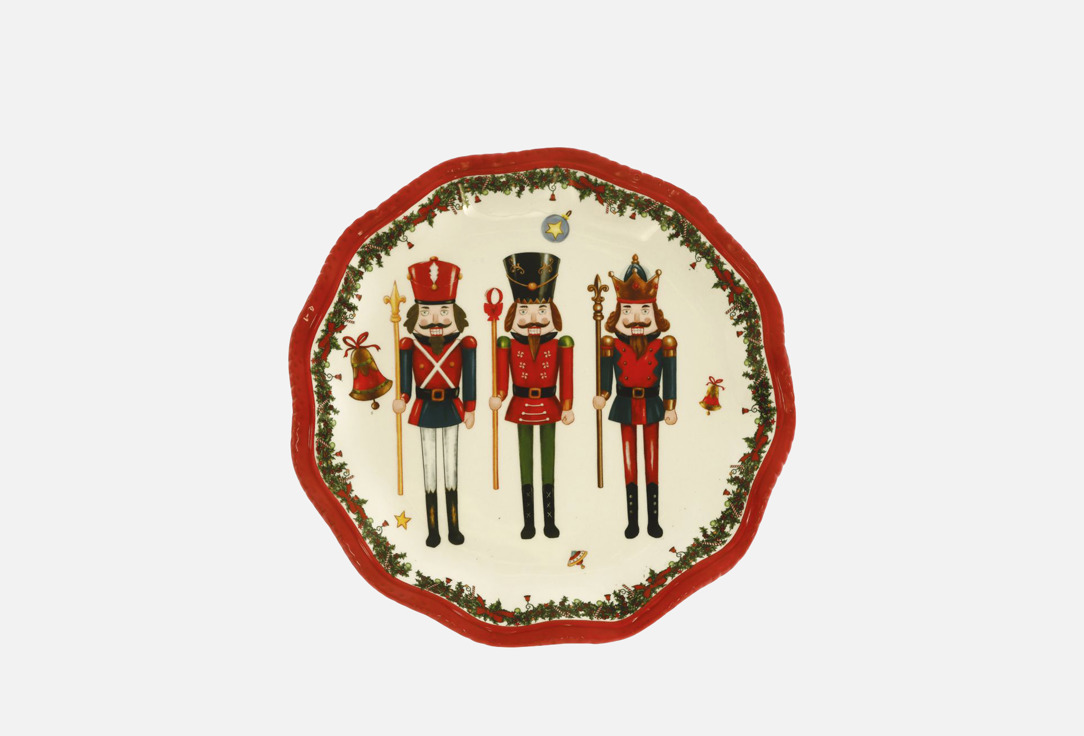 Изображение товара Тарелка topgift Щелкунчик, 25,5 см