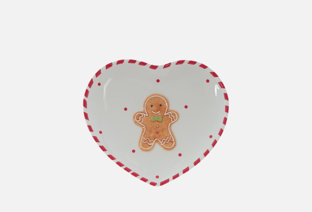 

Блюдо TOPGIFT, Принт, 19х17х2,5 см 1 шт