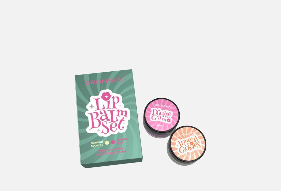 

Подарочный набор бальзамов для ухода за губами INNOVATOR COSMETICS, Bronsun lip balm set 2 шт