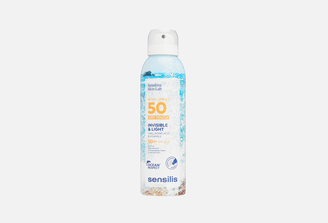 

Спрей для тела SPF50 SENSILIS, Invisible & light 200 мл