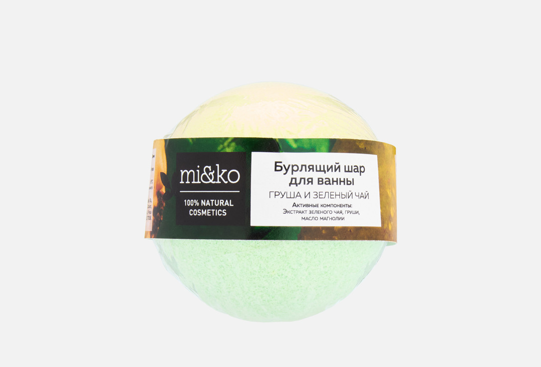 Изображение товара Бомбочка для ванны MiKo Pear & green tea
