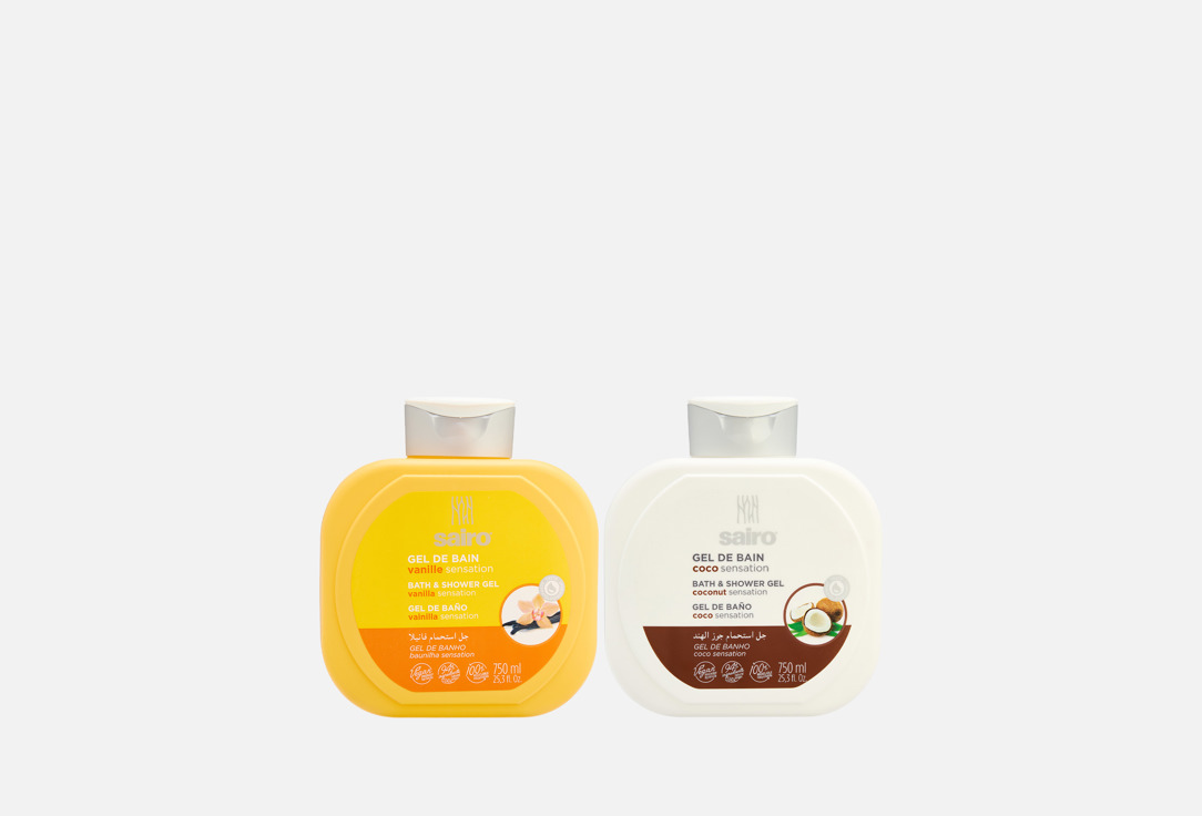 Изображение товара Набор гелей для душа и пены для ванны Amalfi Coconut and Vanilla 2х750мл от SAIRO