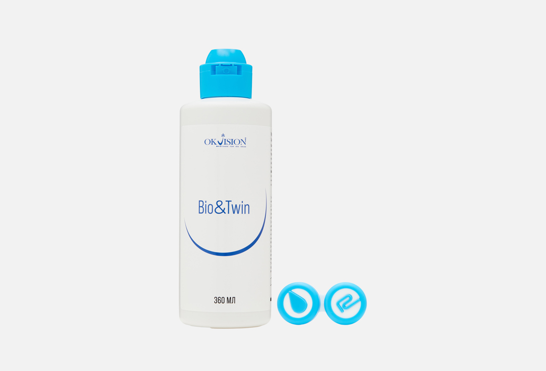 Изображение товара Многофункциональный раствор для контактных линз OKVision BioTwin 360 мл для чувствительных глаз