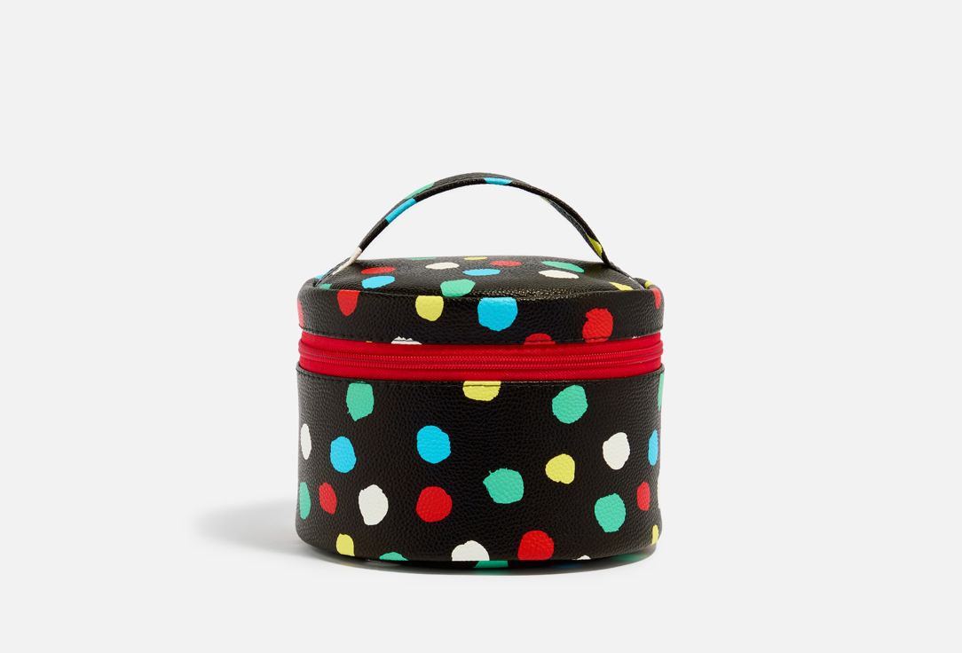Изображение товара Косметичка GERLINKA малый в горох из эко-кожи для косметики и путешествий