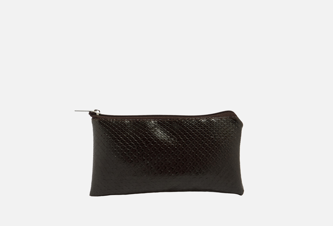 Изображение товара Косметичка из эко-кожи GERLINKA змея 20х11х0,3 см стильный аксессуар для путешествий и дома