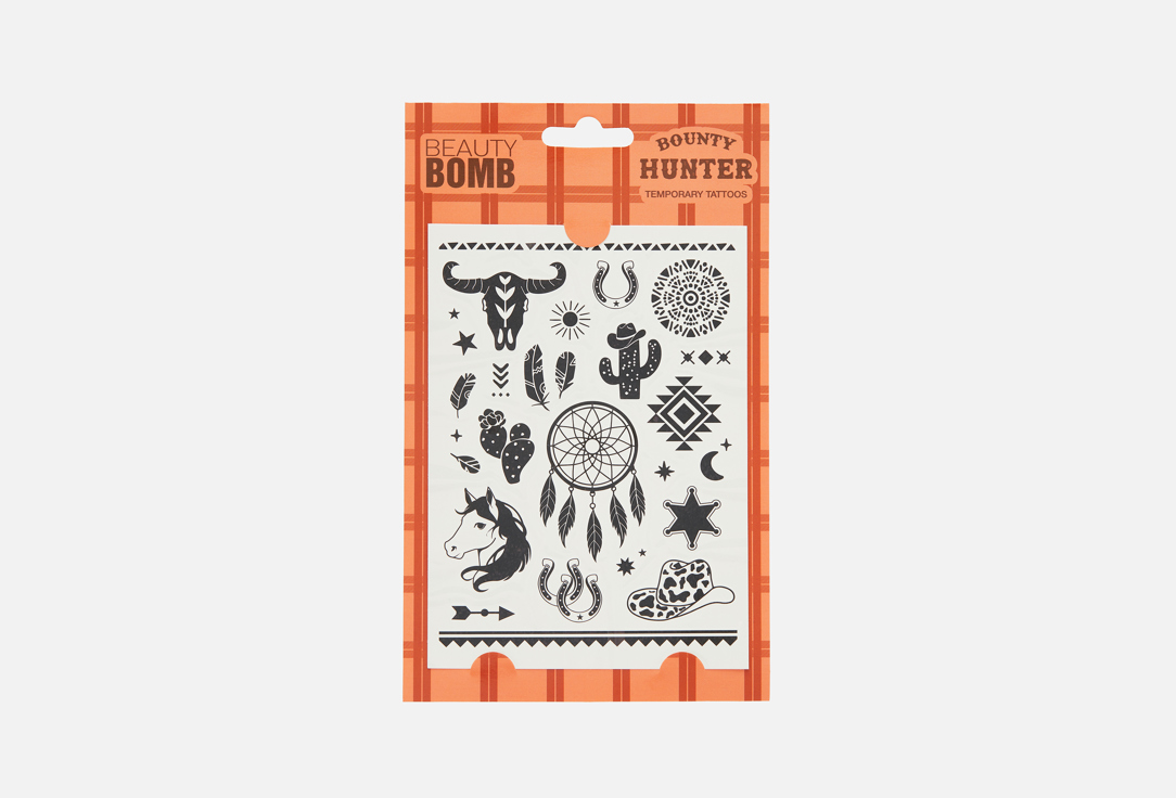 

Переводные татуировки BEAUTY BOMB, Bounty hunter 1 шт