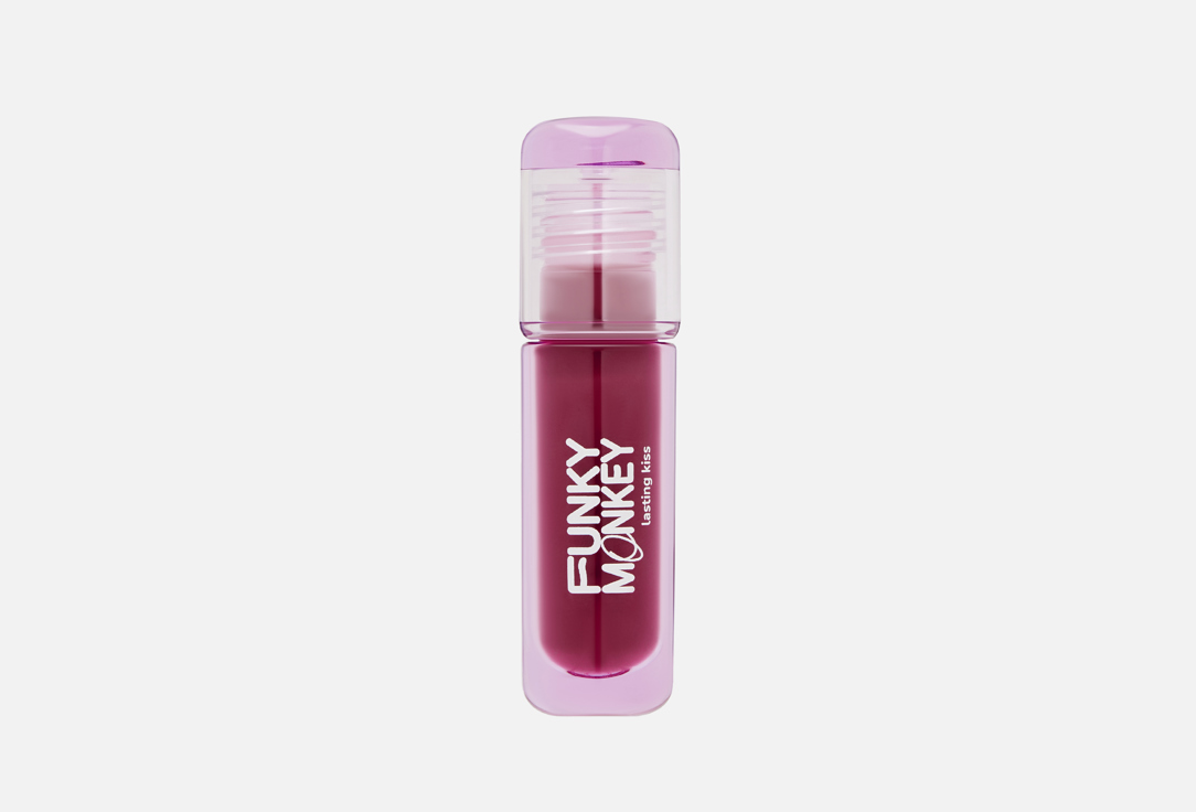 Изображение товара Глянцевый тинт для губ FUNKY MONKEY Lasting kiss 2.5 мл стойкий и увлажняющий
